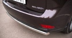 15 999 р. Одинарная защита заднего бампера из трубы диаметром 63 мм Russtal Lexus RX270 AL10 дорестайлинг (2010-2012)  с доставкой в г. Екатеринбург. Увеличить фотографию 3