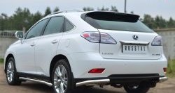 15 199 р. Защита заднего бампера (Ø63 мм, нержавейка) Russtal Lexus RX270 AL10 дорестайлинг (2010-2012)  с доставкой в г. Екатеринбург. Увеличить фотографию 2