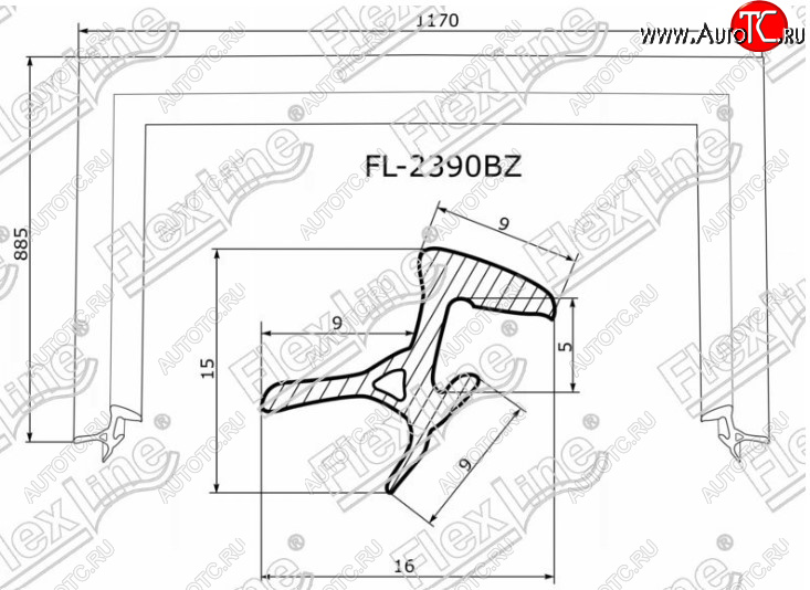 2 299 р. Молдинг лобового стекла FlexLine  Lexus RX300  XU30 (2003-2006), Lexus RX330  XU30 (2003-2006), Lexus RX400H  XU30 (2005-2009), Toyota Harrier  XU30 (2003-2013)  с доставкой в г. Екатеринбург