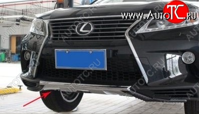 21 599 р. Накладка на передний бампер CT v4 v4 Lexus RX350 AL10 дорестайлинг (2008-2012) (Неокрашенная)  с доставкой в г. Екатеринбург