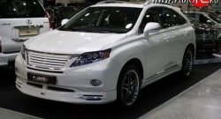 13 349 р. Накладка JAOS на передний бампер Lexus RX350 AL10 дорестайлинг (2008-2012) (Неокрашенная)  с доставкой в г. Екатеринбург. Увеличить фотографию 2