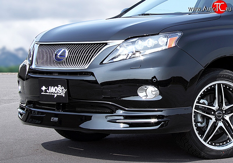 13 349 р. Накладка JAOS на передний бампер Lexus RX350 AL10 дорестайлинг (2008-2012) (Неокрашенная)  с доставкой в г. Екатеринбург