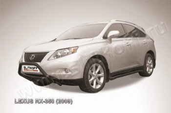 23 799 р. Кенгурятник d57 низкий мини  Lexus RX350  AL10 (2008-2012) дорестайлинг (Цвет: серебристый)  с доставкой в г. Екатеринбург. Увеличить фотографию 1