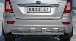 Одинарная защита заднего бампера из трубы диаметром 63 мм Russtal Lifan X60 1-ый рестайлинг (2015-2016)