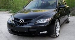 799 р. Реснички на фары RA Mazda 3/Axela BK дорестайлинг, хэтчбэк (2003-2006) (Неокрашенные)  с доставкой в г. Екатеринбург. Увеличить фотографию 3