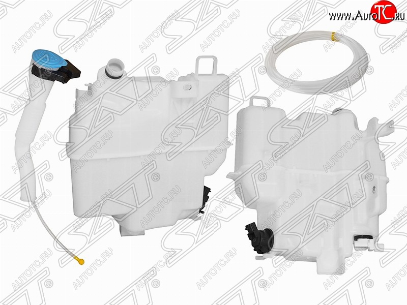 4 099 р. Бачок омывателей SAT (с горловиной, 1 мотором и датчик уровня, большой, пр-во Тайвань) Mazda 3/Axela BM дорестайлинг седан (2013-2016)  с доставкой в г. Екатеринбург
