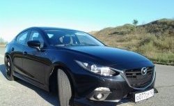 839 р. Реснички на фары M-Techno v2 Mazda 3/Axela BM дорестайлинг седан (2013-2016) (Неокрашенные)  с доставкой в г. Екатеринбург. Увеличить фотографию 4