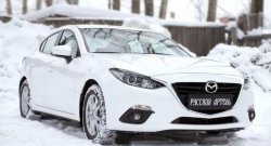 1 129 р. Реснички на фары RA Mazda 3/Axela BM дорестайлинг седан (2013-2016) (Неокрашенные)  с доставкой в г. Екатеринбург. Увеличить фотографию 6