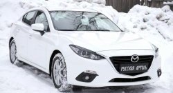 1 129 р. Реснички на фары RA Mazda 3/Axela BM дорестайлинг седан (2013-2016) (Неокрашенные)  с доставкой в г. Екатеринбург. Увеличить фотографию 7