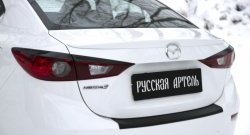 759 р. Реснички на фонари RA Mazda 3/Axela BM дорестайлинг седан (2013-2016) (Неокрашенные)  с доставкой в г. Екатеринбург. Увеличить фотографию 5