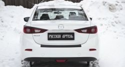 759 р. Реснички на фонари RA Mazda 3/Axela BM дорестайлинг седан (2013-2016) (Неокрашенные)  с доставкой в г. Екатеринбург. Увеличить фотографию 6