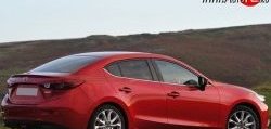 1 699 р. Лип спойлер M-VRS Mazda 3/Axela BM дорестайлинг седан (2013-2016) (Неокрашенный)  с доставкой в г. Екатеринбург. Увеличить фотографию 4