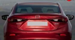 1 699 р. Лип спойлер M-VRS Mazda 3/Axela BM дорестайлинг седан (2013-2016) (Неокрашенный)  с доставкой в г. Екатеринбург. Увеличить фотографию 2