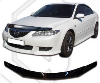 Дефлектор капота CA-Plastic Mazda 6 GG седан дорестайлинг (2002-2005)