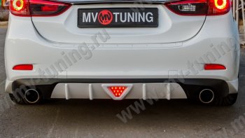 2 499 р. Стоп сигнал LED F1  Mazda 6  GJ (2012-2018) дорестайлинг седан, 1-ый рестайлинг седан (Белый)  с доставкой в г. Екатеринбург. Увеличить фотографию 2