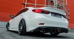 29 899 р. Крышка багажника Tuning-Sport v1  Mazda 6  GJ (2015-2024) 1-ый рестайлинг седан, 2-ой рестайлинг седан (Неокрашенная)  с доставкой в г. Екатеринбург. Увеличить фотографию 7