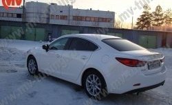 4 999 р. Козырёк на заднее стекло Boomer Design  Mazda 6  GJ (2012-2018) дорестайлинг седан, 1-ый рестайлинг седан (Неокрашенный)  с доставкой в г. Екатеринбург. Увеличить фотографию 5