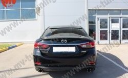 4 299 р. Козырёк на заднее стекло Sport Mazda 6 GJ дорестайлинг седан (2012-2015) (Неокрашенный)  с доставкой в г. Екатеринбург. Увеличить фотографию 8