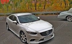 11 399 р. Пороги накладки SkyActivSport Mazda 6 GJ 1-ый рестайлинг седан (2015-2018) (Неокрашенные)  с доставкой в г. Екатеринбург. Увеличить фотографию 2