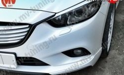 1 299 р. Реснички на фары Sport V2  Mazda 6  GJ (2012-2015) дорестайлинг седан (Неокрашенные)  с доставкой в г. Екатеринбург. Увеличить фотографию 1