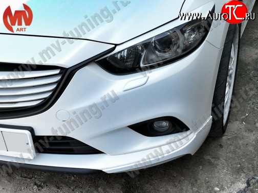 1 299 р. Реснички на фары Sport V2  Mazda 6  GJ (2012-2015) дорестайлинг седан (Неокрашенные)  с доставкой в г. Екатеринбург