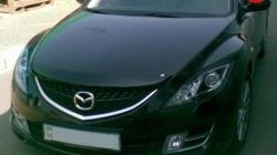 2 699 р. Дефлектор капота NovLine Mazda 6 GJ дорестайлинг седан (2012-2015)  с доставкой в г. Екатеринбург. Увеличить фотографию 2