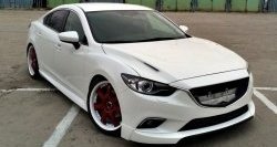 47 899 р. Капот пластиковый (с прорезаными жабрами) SkyActivSport MV-Tuning Mazda 6 GJ 1 рестайлинг универсал (2015-2018) (Неокрашенный)  с доставкой в г. Екатеринбург. Увеличить фотографию 5