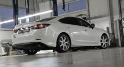 5 499 р. Накладки на задний бампер SkyActivSport  Mazda 6  GJ (2012-2015) дорестайлинг седан (Неокрашенная)  с доставкой в г. Екатеринбург. Увеличить фотографию 6