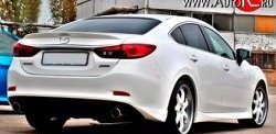 5 499 р. Накладки на задний бампер SkyActivSport  Mazda 6  GJ (2012-2015) дорестайлинг седан (Неокрашенная)  с доставкой в г. Екатеринбург. Увеличить фотографию 3