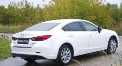 1 269 р. Накладка на задний бампер RA Mazda 6 GJ 1-ый рестайлинг седан (2015-2018)  с доставкой в г. Екатеринбург. Увеличить фотографию 3