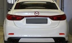 10 899 р. Диффузор заднего бампера Sport v3  Mazda 6  GJ (2015-2018) 1-ый рестайлинг седан (Неокрашенная)  с доставкой в г. Екатеринбург. Увеличить фотографию 1