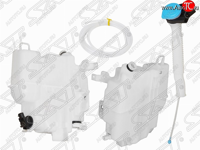 3 399 р. Бачок омывателей SAT (с горловиной, 1 мотором и датчиком уровня, большой) Mazda 6 GJ 1-ый рестайлинг седан (2015-2018)  с доставкой в г. Екатеринбург