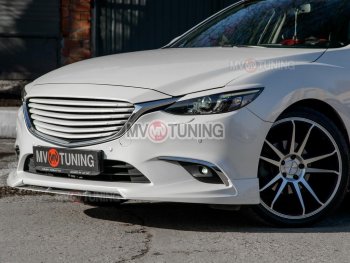 8 999 р. Решетка радиатора MV tuning  Mazda 6  GJ (2015-2018) 1 рестайлинг универсал, 1-ый рестайлинг седан (Неокрашенная)  с доставкой в г. Екатеринбург. Увеличить фотографию 7