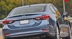 2 699 р. Лип спойлер M-VRS Mazda 6 GJ 1-ый рестайлинг седан (2015-2018) (Неокрашенный)  с доставкой в г. Екатеринбург. Увеличить фотографию 3