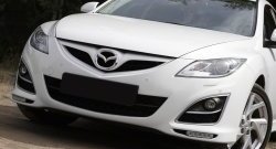 579 р. Реснички на фары RA Mazda 6 GH дорестайлинг седан (2007-2010) (Неокрашенные)  с доставкой в г. Екатеринбург. Увеличить фотографию 4