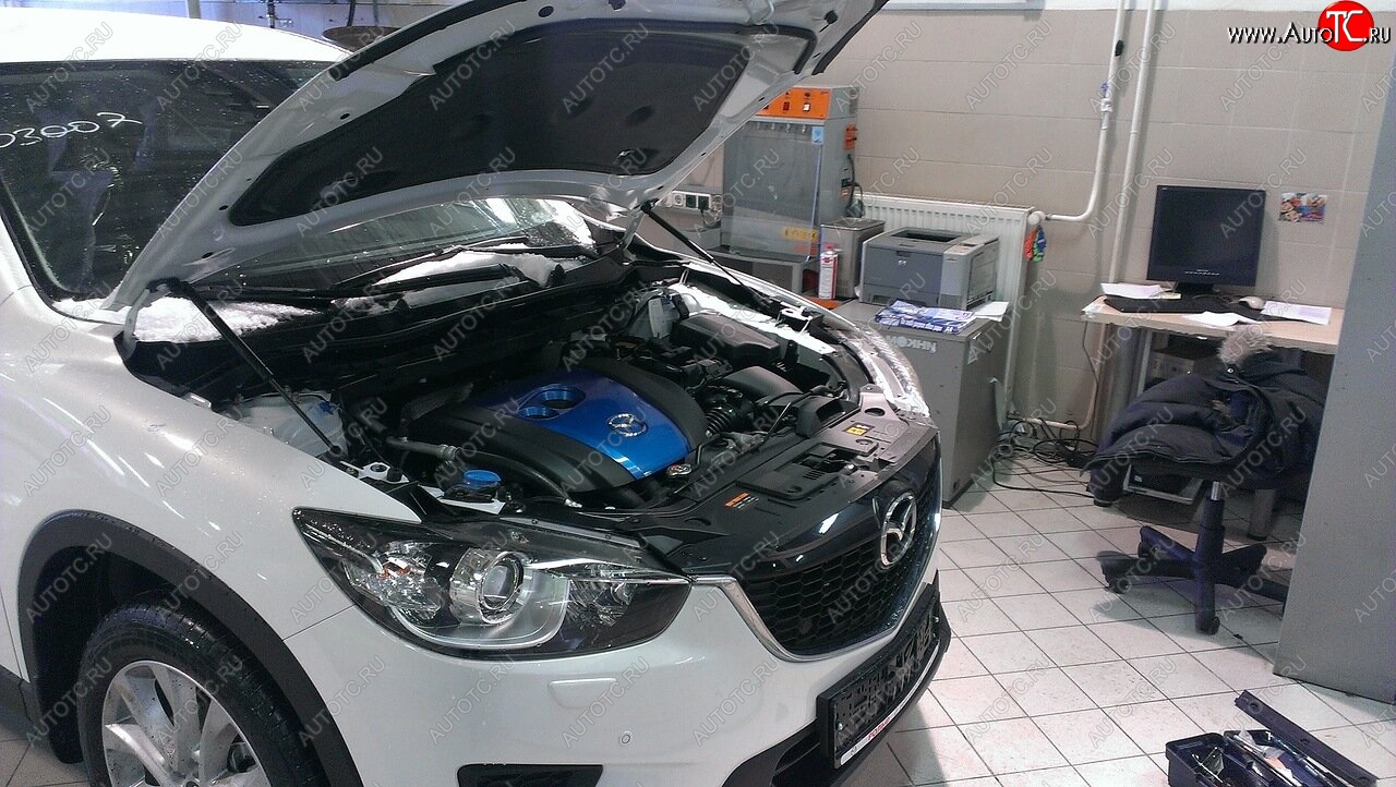 2 349 р. Упоры капота Russtal Mazda CX-5 KE дорестайлинг (2011-2014)  с доставкой в г. Екатеринбург