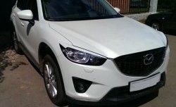 1 399 р. Реснички на фары CT v2 Mazda CX-5 KE дорестайлинг (2011-2014) (Неокрашенные)  с доставкой в г. Екатеринбург. Увеличить фотографию 3