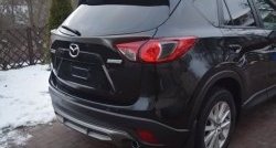 5 699 р. Лип спойлер CT Mazda CX-5 KE рестайлинг (2015-2017) (Неокрашенный)  с доставкой в г. Екатеринбург. Увеличить фотографию 6