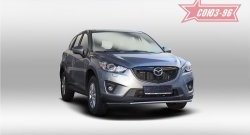 Одинарная защита переднего бампера (d42) Premium Souz-96 Mazda CX-5 KE дорестайлинг (2011-2014)