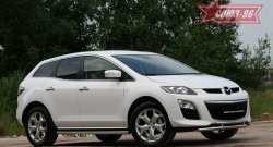 Защита переднего бампера двойная Souz-96 (d460/42) Mazda CX-7 ER рестайлинг (2010-2012)