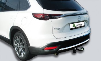 9 349 р. Фаркоп Лидер Плюс Mazda CX-9 TC дорестайлинг (2015-2024) (Без электропакета)  с доставкой в г. Екатеринбург. Увеличить фотографию 3