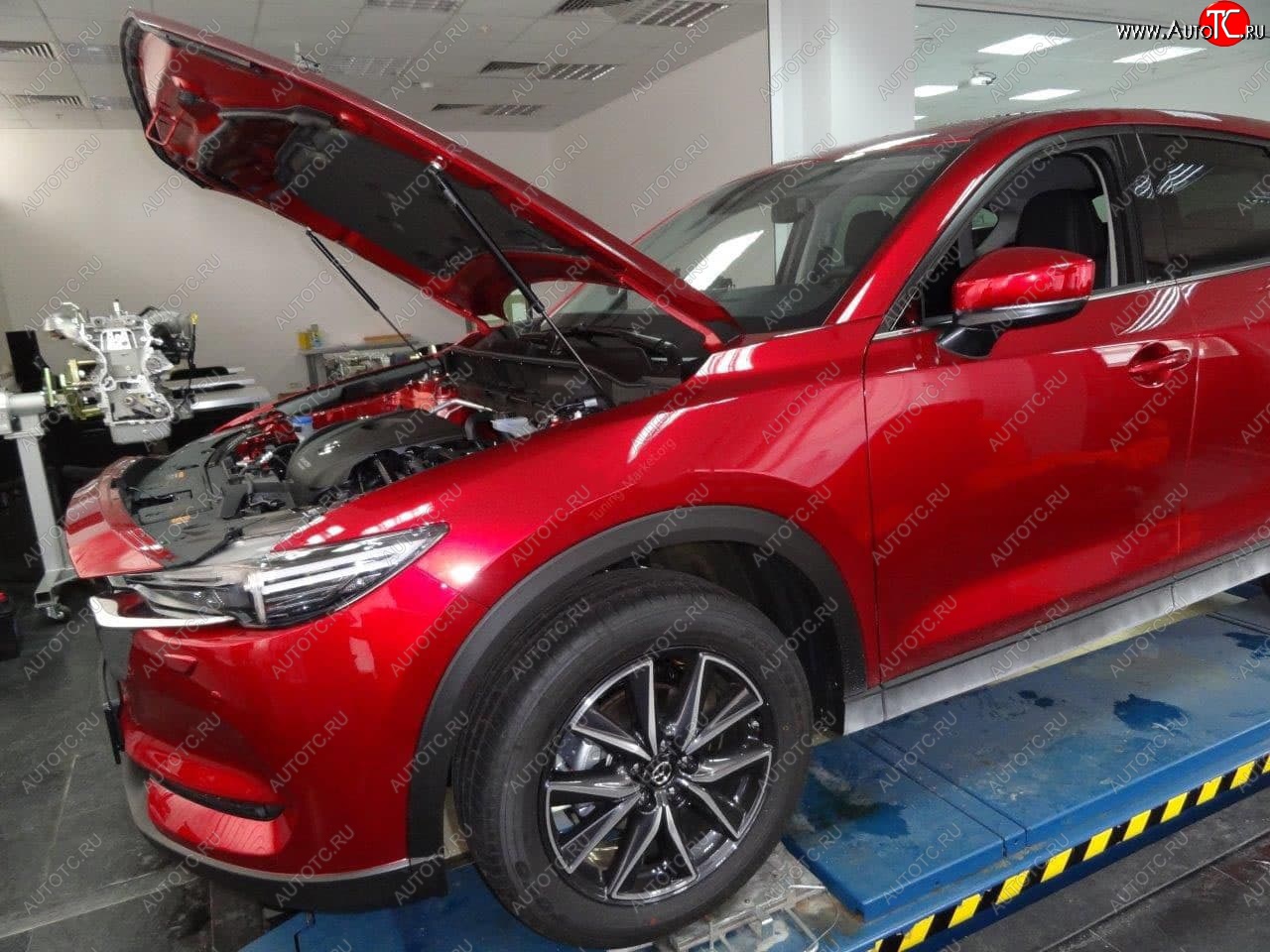 2 049 р. Упоры капота Russtal Mazda CX-5 KF (2016-2024)  с доставкой в г. Екатеринбург