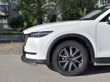 12 499 р. Одинарная защита переднего бампера Russtal диаметром 63 мм Mazda CX-5 KF (2016-2024)  с доставкой в г. Екатеринбург. Увеличить фотографию 2