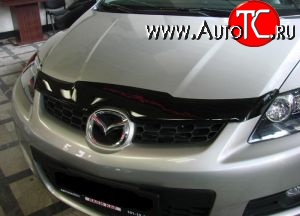 2 879 р. Дефлектор капота NovLine Mazda CX-7 ER дорестайлинг (2006-2010)  с доставкой в г. Екатеринбург