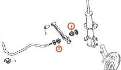 329 р. Полиуретановая втулка стабилизатора передней подвески Точка Опоры (16 мм) Mazda 2/Demio DW дорестайлинг (1996-1999)  с доставкой в г. Екатеринбург. Увеличить фотографию 2