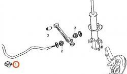 619 р. Полиуретановая втулка стабилизатора передней подвески Точка Опоры (24 мм) Mazda 2/Demio DW дорестайлинг (1996-1999)  с доставкой в г. Екатеринбург. Увеличить фотографию 2