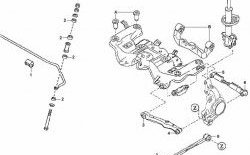 709 р. Полиуретановый сайлентблок нижних поперечных тяг задней подвески Mazda 323/Familia седан BJ дорестайлинг (1998-2000)  с доставкой в г. Екатеринбург. Увеличить фотографию 2