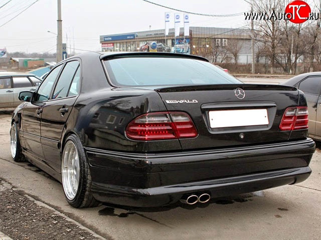 8 399 р. Задний бампер (дорестайлинг) Wald Mercedes-Benz E-Class W210 дорестайлинг седан (1996-1999)  с доставкой в г. Екатеринбург