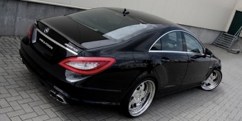 4 499 р. Спойлер багажника AMG Mercedes-Benz CLS class W218 (2011-2017) (Неокрашенный)  с доставкой в г. Екатеринбург. Увеличить фотографию 2