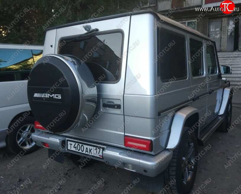 9 999 р. Колпак (крышка) запаски (R16-20) AMG KOLPAKA.NET Mercedes-Benz G class W463 5 дв. дорестайлинг (1989-1994) (наклейка AMG черная)  с доставкой в г. Екатеринбург